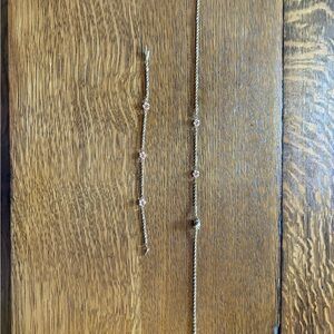 Elegant Gold and Pink Beaded Bracelet Set